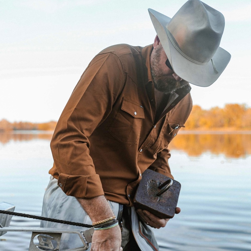 Poncho Outdoors “The Cheyenne” Western  Flannel Shirt